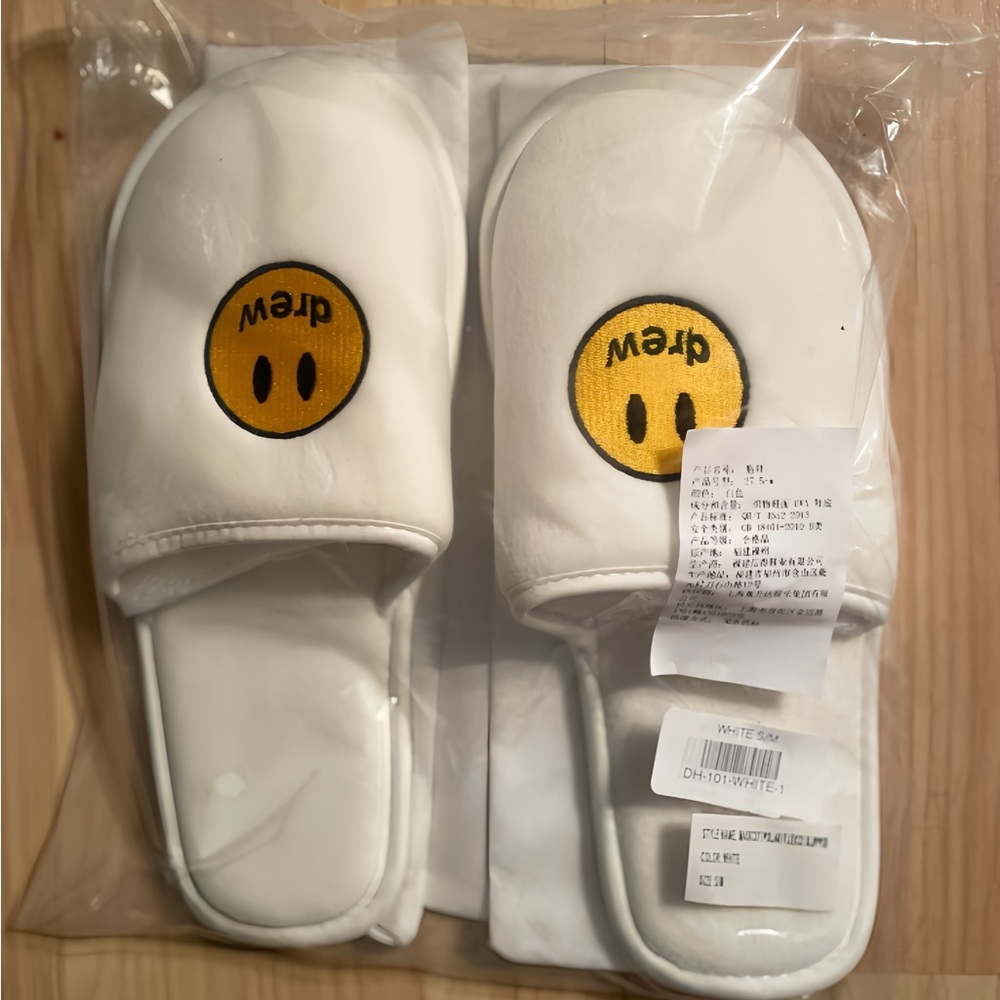 Drew house s/m heavy duty slippers comfy w/ bag